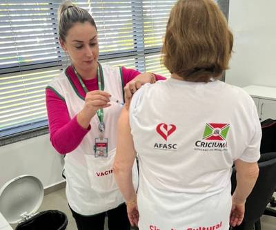 Centro de Convivência da Terceira Idade disponibiliza doses contra a gripe nesta semana em Criciúma