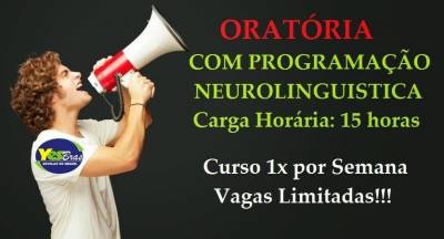 Curso de oratória com programação neurolinguistica
