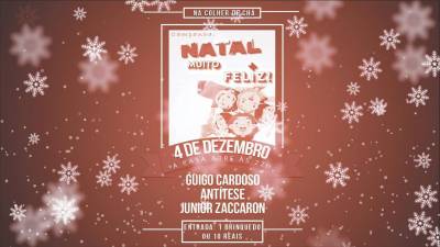 Show e grupo de teatro promovem campanha natalina