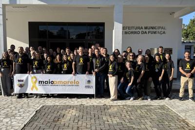 Campanha Maio Amarelo é lançada em Morro da Fumaça com ações de conscientização