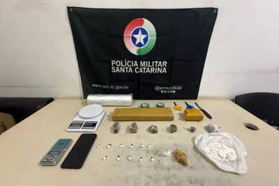 PM apreende mais de um quilo de maconha durante patrulhamento