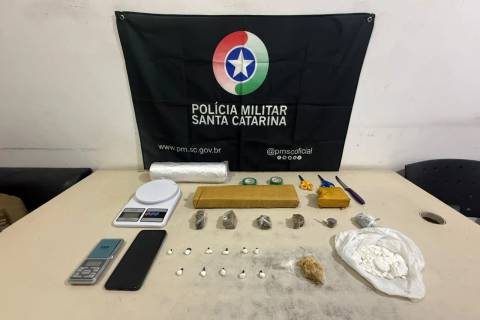 PM apreende mais de um quilo de maconha durante patrulhamento