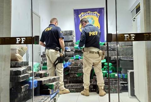 PRF apreende mais de duas toneladas de maconha avaliadas em R$ 4,5 milhões em SC