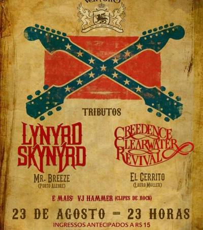 Tributo à Lynyrd Skynyrd e Creedence Clearwater Revival no Ventuno Pub