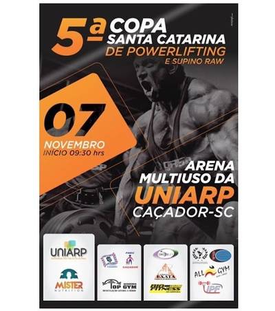 5ª Copa Santa Catarina De Powerlifting E Supino - 