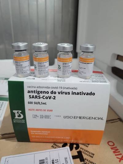 Santa Catarina recebe nova remessa de doses da Coronavac para a vacinação de crianças de 3 e 4 anos