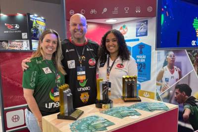 Mampituba marca presença com estande no Fórum Nacional de Formação Esportiva