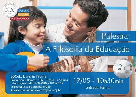 Palestra A Filosofia da Educação e Livro Comentado Sonho de Uma Noite de Verão