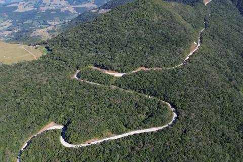 Estrada Boa: na reta final de obras, Serra do Faxinal já tem previsão para reabrir ao tráfego