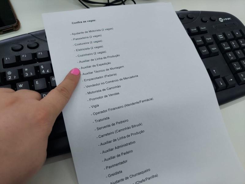 Sine de Içara com mais de 40 vagas de emprego para a semana