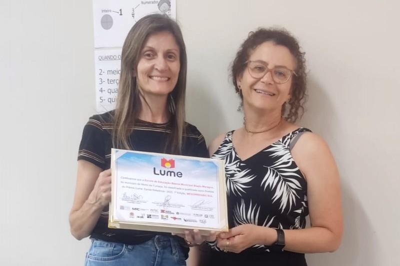 Escola Biázio Maragno está entre as finalistas do Prêmio Lume de Educação
