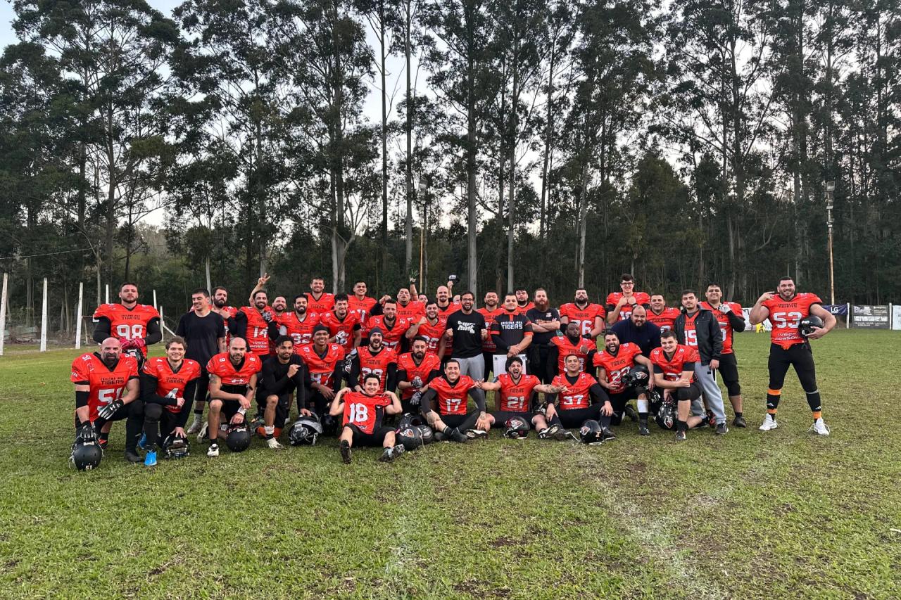 Criciúma Iron Tigers conquista primeira vitória na Superliga de Futebol Americano