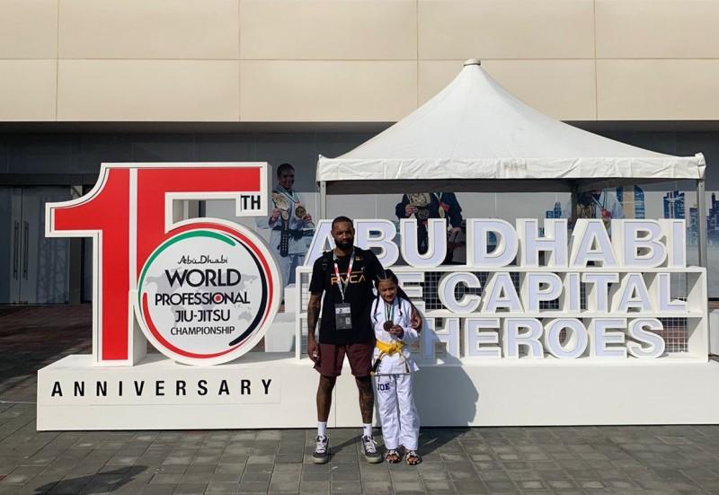 Maria Luiza conquista terceiro lugar no Mundial Kids de jiu-jitsu 