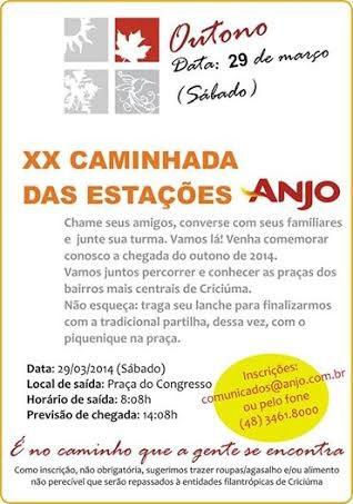 Caminhada para celebrar a chegada do outono