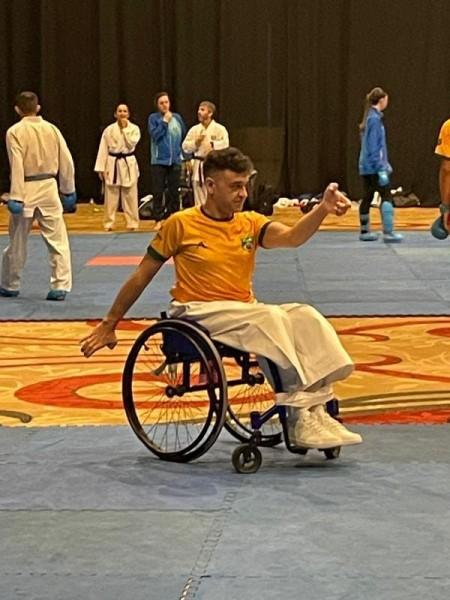 Parakarateka de Criciúma é vice-campeão Pan-Americano pela Seleção Brasileira