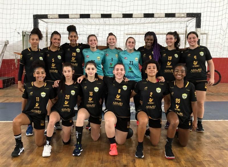 Handebol feminino de Criciúma: equipe vence primeiros jogos na Liga SC Juvenil 2023