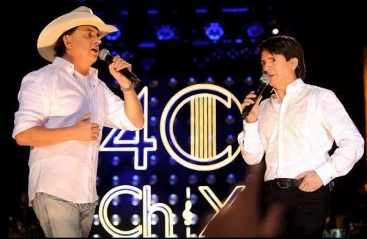 Chitãozinho e Xororó, 20 de abril em Criciúma e 21 de abril em Tubarão