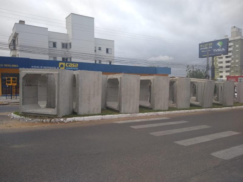 Trânsito será interrompido para colocação da galeria pluvial em Araranguá