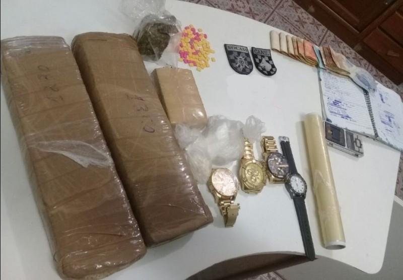 Polícia Militar de Cocal do Sul atende ocorrência de tráfico de drogas