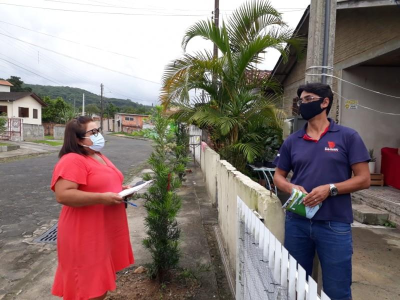 Casan retoma ações de orientação aos moradores do São Luiz sobre ligações à rede de esgoto