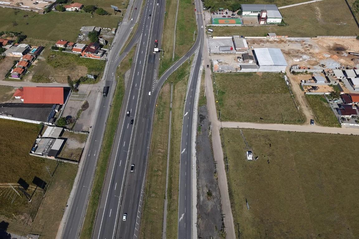 Acesso ao km 276 da BR-101 em Imbituba será alterado a partir de 30 de julho