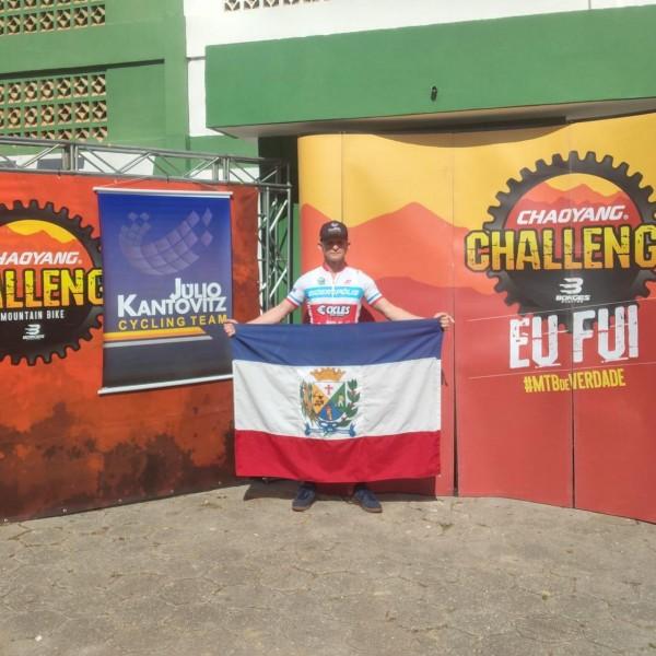 Ciclista de Siderópolis conquista 4ª colocação em categoria da copa Challenge de MTB em Nova Trento