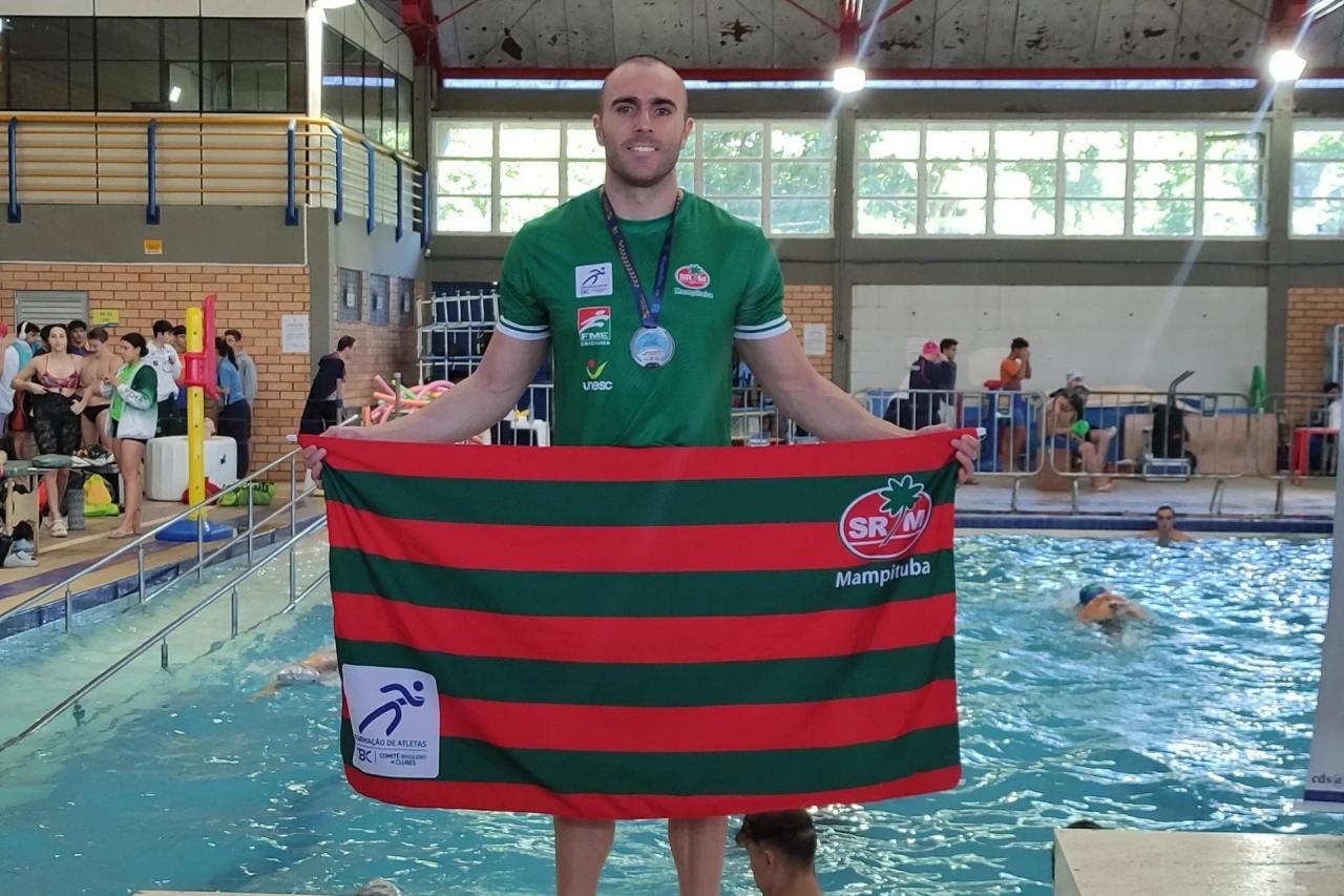 Atleta de Criciúma conquista grandes resultados no Sul-Brasileiro de Natação