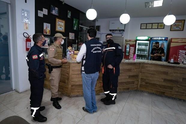 Covid-19 em SC: Vigilância Sanitária realiza mais de 2,1 mil inspeções em estabelecimentos em março