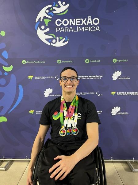 Criciúma conquista medalhas nas Paralimpíadas Universitárias