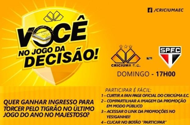 Promoção: Tigre divulga lista com os 200 ganhadores de ingresso
