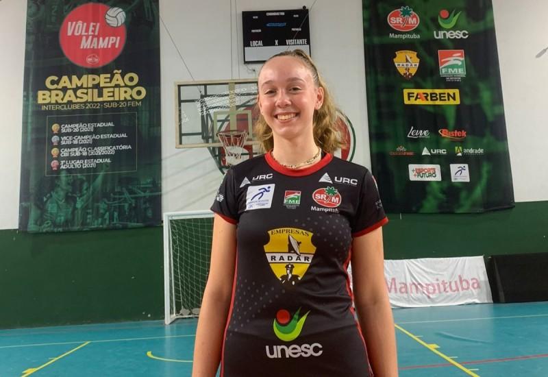 Atleta do Mampituba participa de Laboratório da Seleção Brasileira