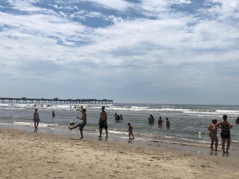 Balneário Rincão: veranistas aproveitam o primeiro dia do ano 