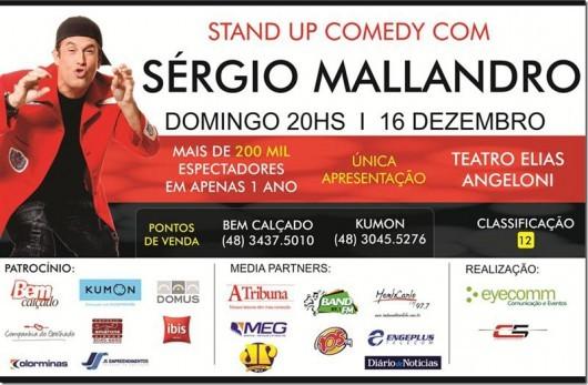 Sérgio Mallandro faz show em Criciúma