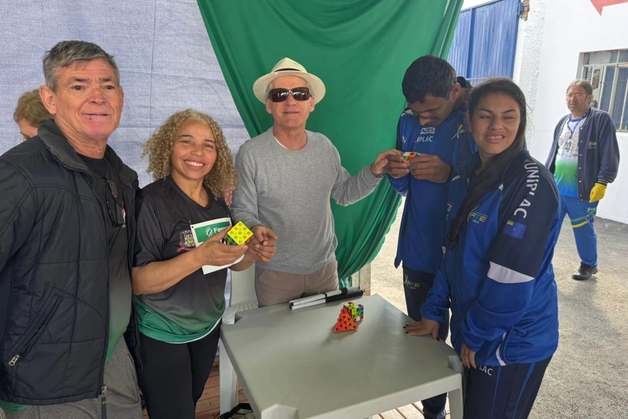 Cubo mágico adaptado estreia em fase de teste no Parajasc de Cocal do Sul