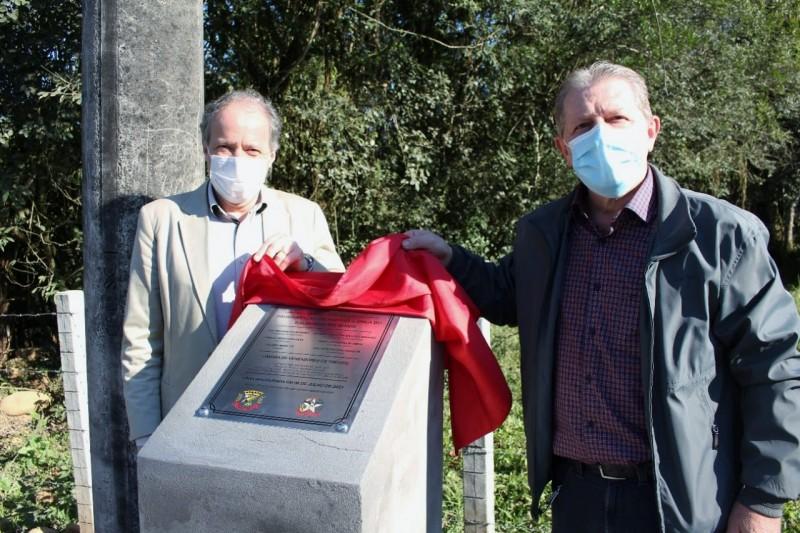 No aniversário de Treviso, Executivo inaugura obra no Rio Manim