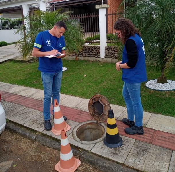 Trato por Criciúma realiza teste hidrossanitário em imóveis no São Luiz