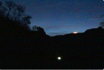 Serra do Rio do Rastro às escuras