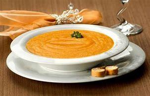 Sopa Cremosa com Cenoura e Gengibre