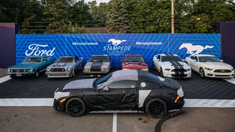 Ford anuncia a estreia global do novo mustang de sétima geração em 14 de setembro