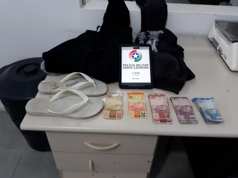 Dupla é presa após roubar mercado em Tubarão