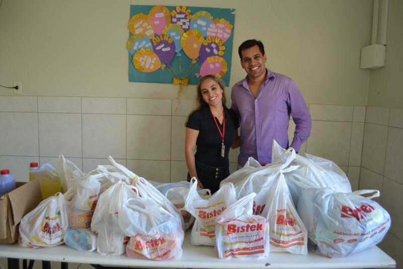 Nossa Casa recebe donativos arrecadados no Mini Curso Sabores Bistek