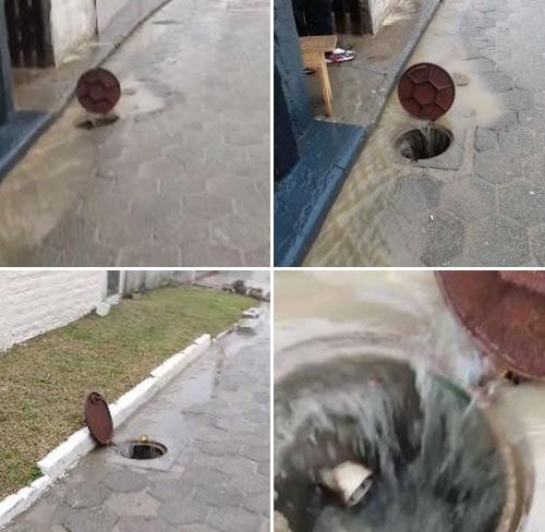 Ações de vandalismo sobrecarregam sistema de esgoto de Laguna, alerta Casan
