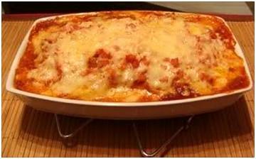 Nhoque de forno com catupiry