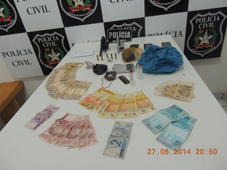 Quatro homens são presos em operação policial em Forquilhinha