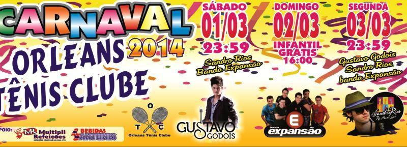 Carnaval 2014 Orleans Tenis Clube