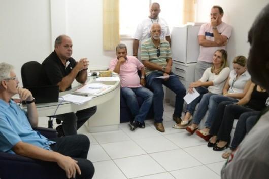Equipe da FME Criciúma tem primeira reunião com novo gestor