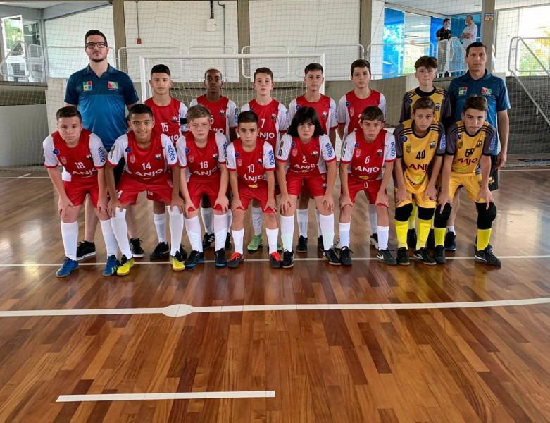 Equipe sub-13 de Cocal do Sul/Coopercocal/Anjo Futsal entra em quadra pelo Campeonato Estadual