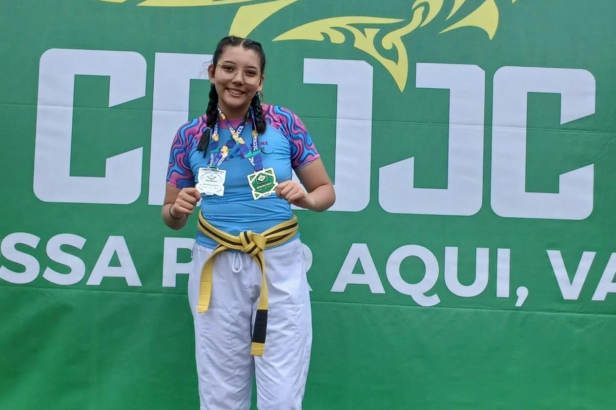 Moradora de Criciúma é campeã brasileira de jiu-jítsu