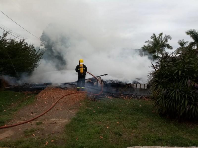 Timbé do Sul: residência é atingida por incêndio