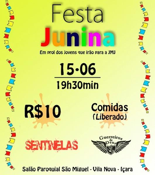Jovens Católicos organizam festa Junina